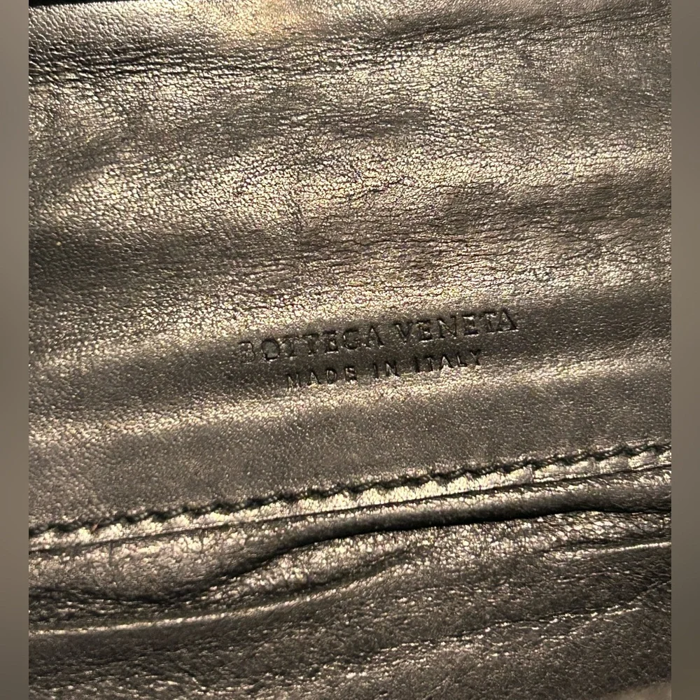 Bottega Veneta Y2K Black Leather Long Wallet - Picture 10 of 14